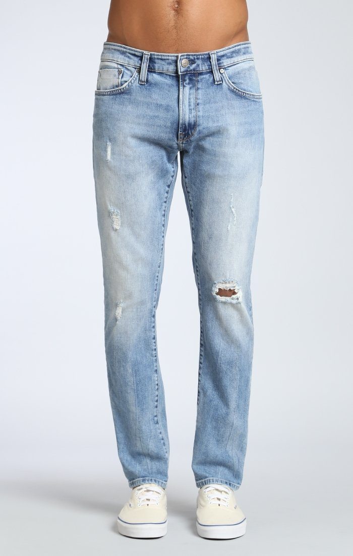 JAKE SLIM LEG IN LIGHT RIPPED - Mavi Jeans