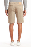 MATTEO SHORTS IN BEIGE SATEEN TWILL - Mavi Jeans