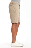 MATTEO SHORTS IN BEIGE SATEEN TWILL - Mavi Jeans