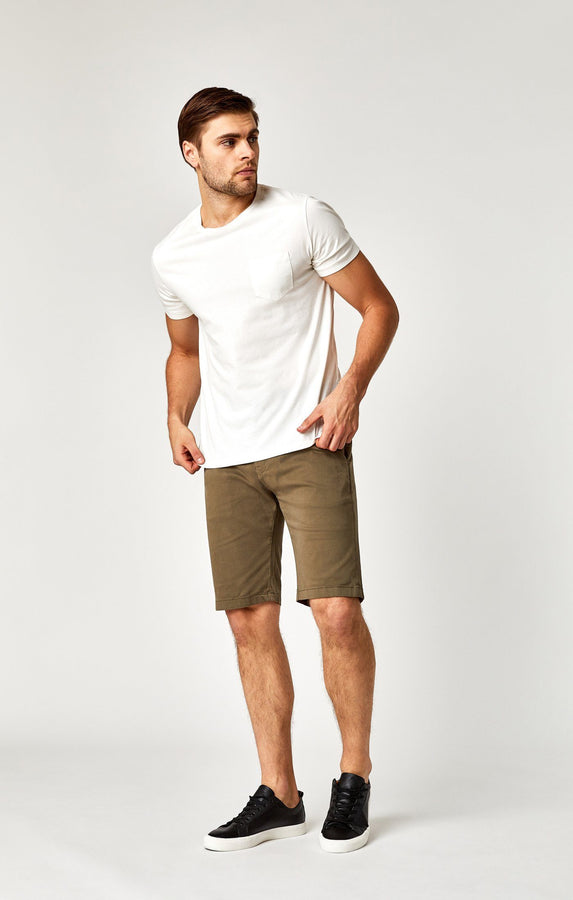 SIMON SHORTS IN SAGE TWILL - Mavi Jeans