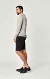 JACOB SHORTS IN BLACK SATEEN TWILL - Mavi Jeans