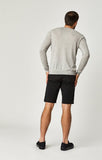 JACOB SHORTS IN BLACK SATEEN TWILL - Mavi Jeans