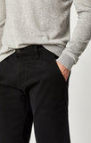 JACOB SHORTS IN BLACK SATEEN TWILL - Mavi Jeans