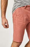 JACOB SHORTS IN BRICK DUST SUMMER TWILL - Mavi Jeans