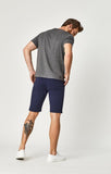 JACOB SHORTS IN DARK NAVY SATEEN TWILL - Mavi Jeans