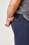 JACOB SHORTS IN DARK NAVY SATEEN TWILL - Mavi Jeans