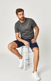 JACOB SHORTS IN DARK NAVY SATEEN TWILL - Mavi Jeans
