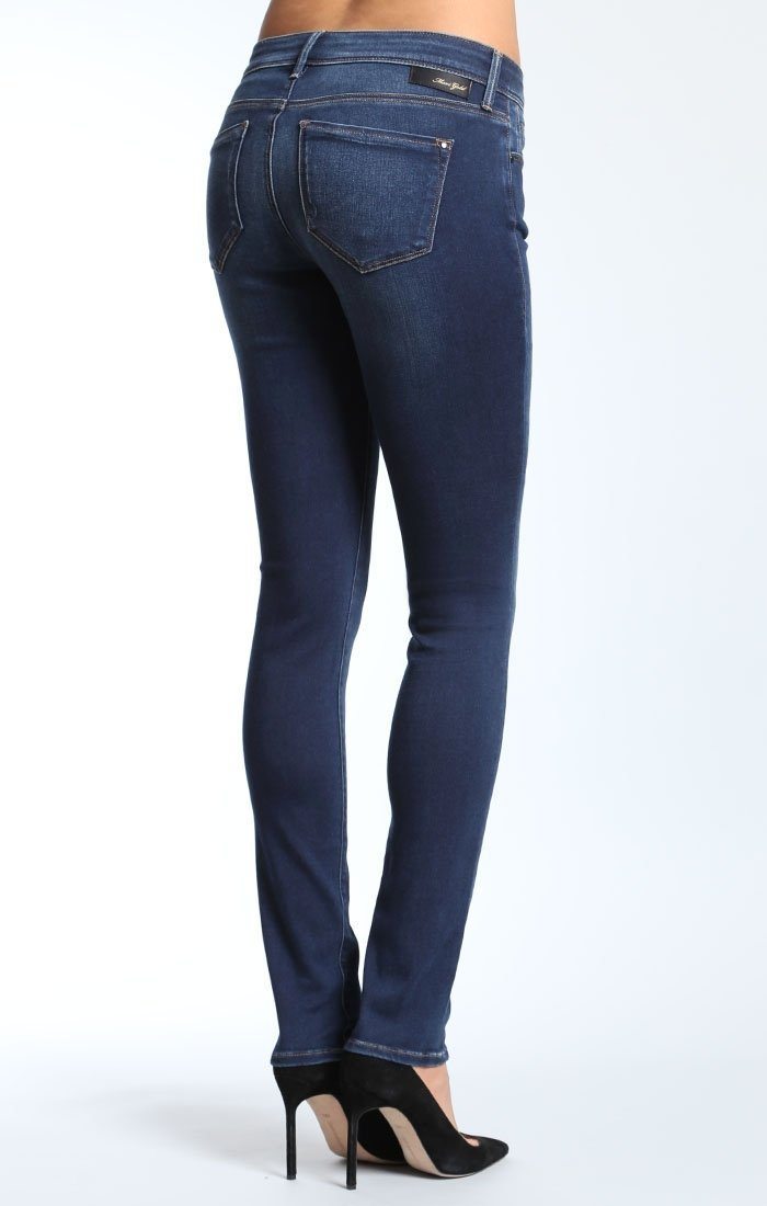 ALEXA PETITE SKINNY IN DARK GOLD FEATHER - Mavi Jeans