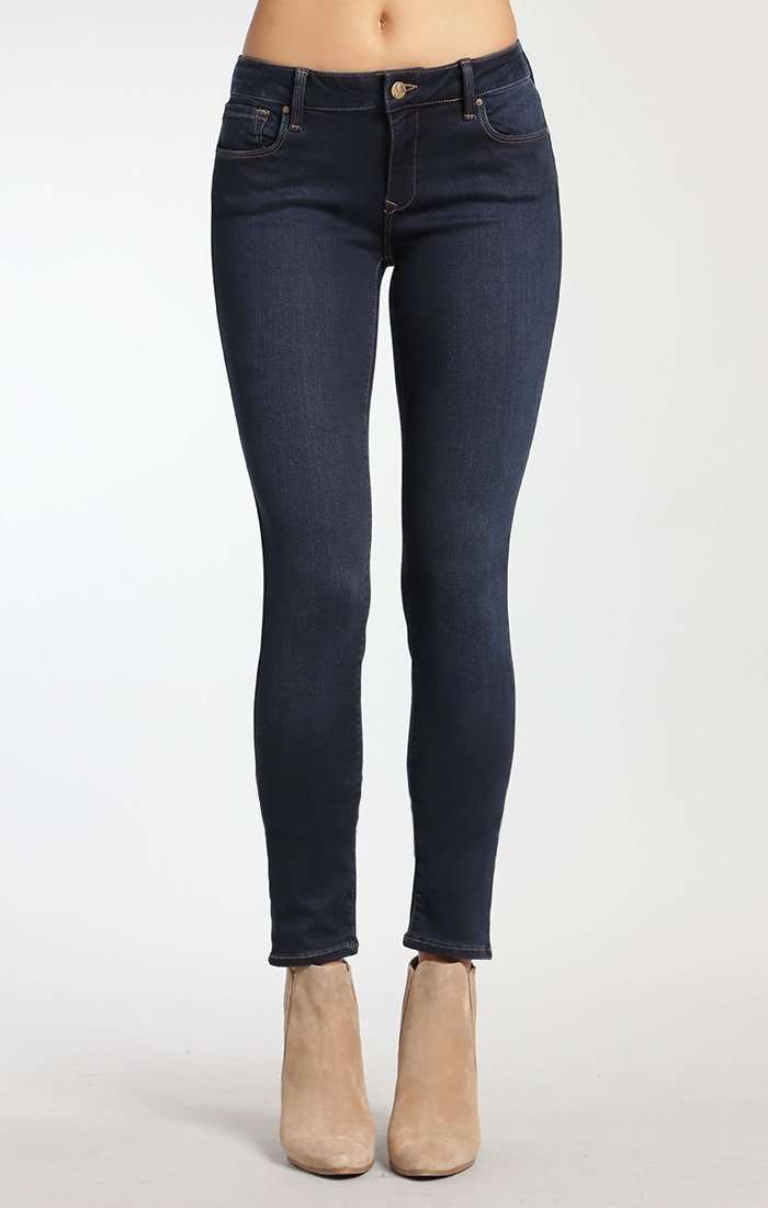 ADRIANA SUPER SKINNY IN DEEP SATEEN SHANTI POPSTAR - Mavi Jeans