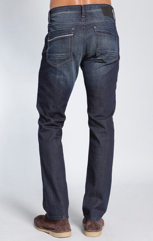 JAKE SLIM LEG IN DARK FOGGY WHITE-EDGE - Mavi Jeans