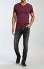 FITTED BASIC SHORT SLEEVE TEE IN FIG - Mavi Jeans