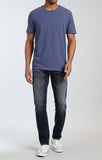 SHORT SLEEVE TEXTURED TEE IN INDIGO - Mavi Jeans