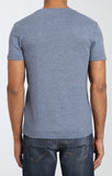 FOLDED SHORT SLEEVE TEE IN HEATHER INDIGO - Mavi Jeans