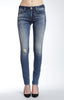 ADRIANA SUPER SKINNY IN MID DESTRUCTED VINTAGE - Mavi Jeans