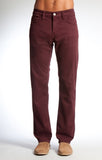 ZACH STRAIGHT LEG IN WINE TWILL - Mavi Jeans