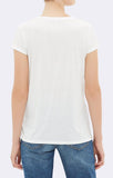 TWIST KNOT TEE - WHITE - Mavi Jeans