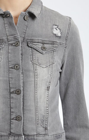 SAMANTHA JACKET IN GREY VINTAGE - Mavi Jeans