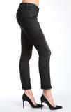 EMMA SLIM BOYFRIEND IN RIPPED BLACK COATED - Mavi Jeans