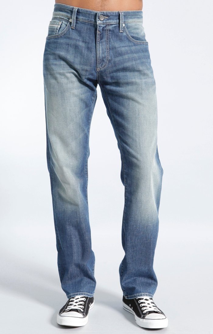 ZACH STRAIGHT LEG IN FOGGY WHITE EDGE - Mavi Jeans