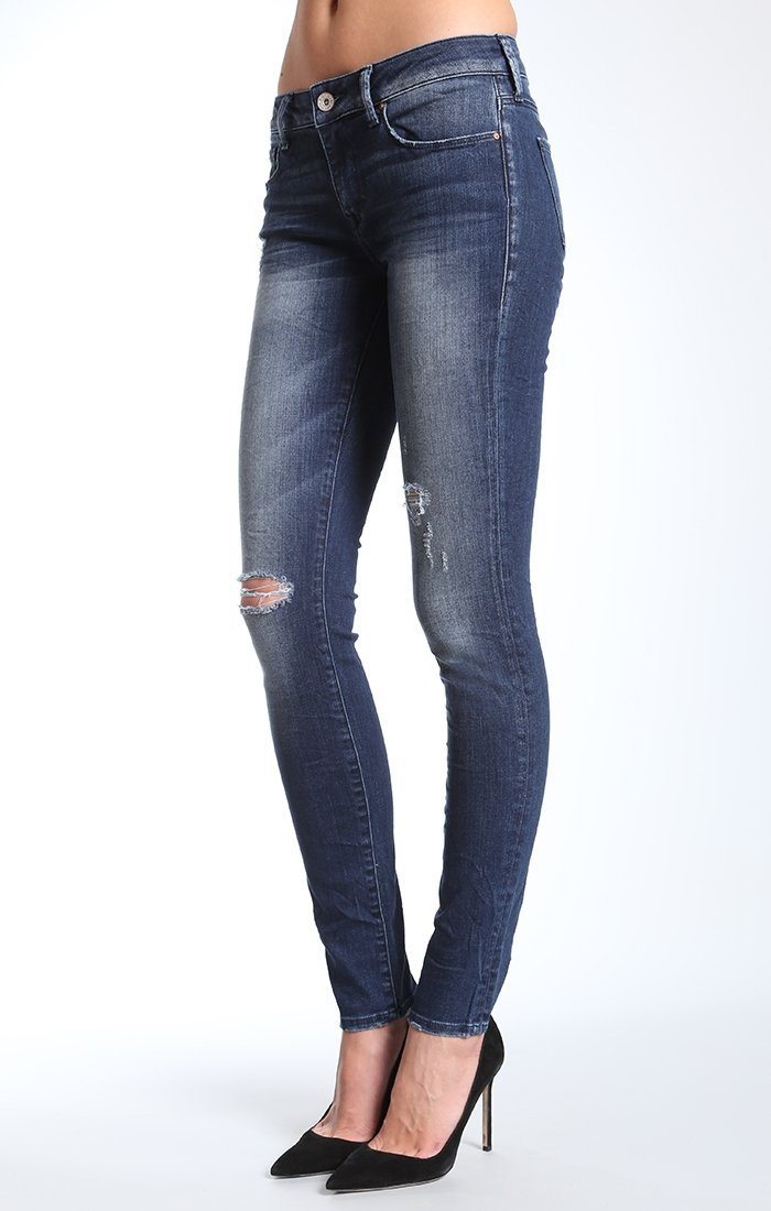 ALEXA SKINNY IN DEEP RIPPED VINTAGE - Mavi Jeans