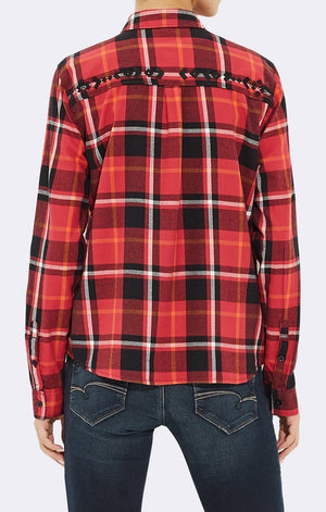 RED CHECK SHIRT - Mavi Jeans