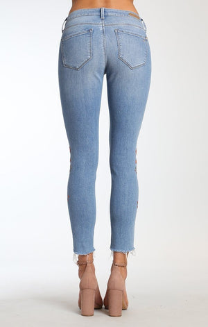 ADRIANA ANKLE SUPER SKINNY  IN LT EMBROIDERY VINTAGE - Mavi Jeans