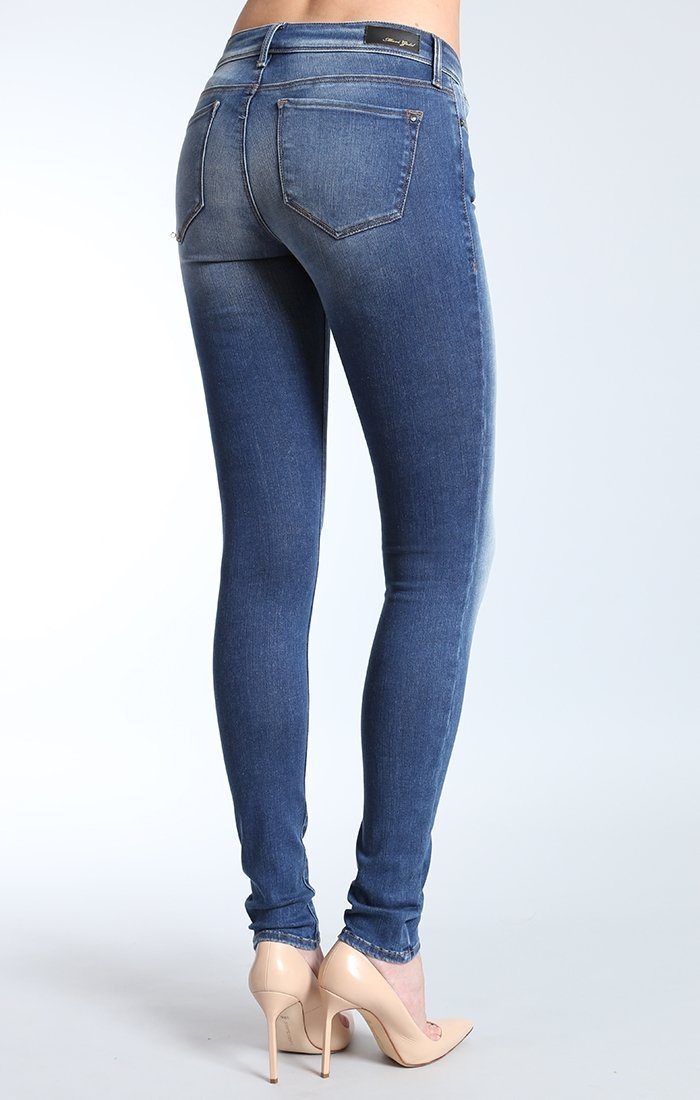 ALEXA SKINNY IN MID GOLD REFORM POPSTAR - Mavi Jeans