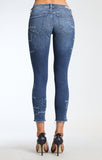 SERENA ANKLE SUPER SKINNY  IN FLOWER INDIGO - Mavi Jeans