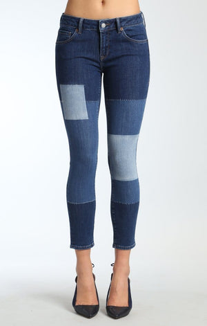 ADRIANA ANKLE SUPER SKINNY IN BLOCKING INDIGO ICON - Mavi Jeans