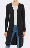 LONG CARDIGAN - BLACK - Mavi Jeans