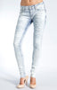 SERENA SUPER SKINNY IN BLEACH RIPPED ARTIST VINTAG - Mavi Jeans