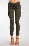 JULIETTE SKINNY CARGO IN MILITARY SATEEN - Mavi Jeans