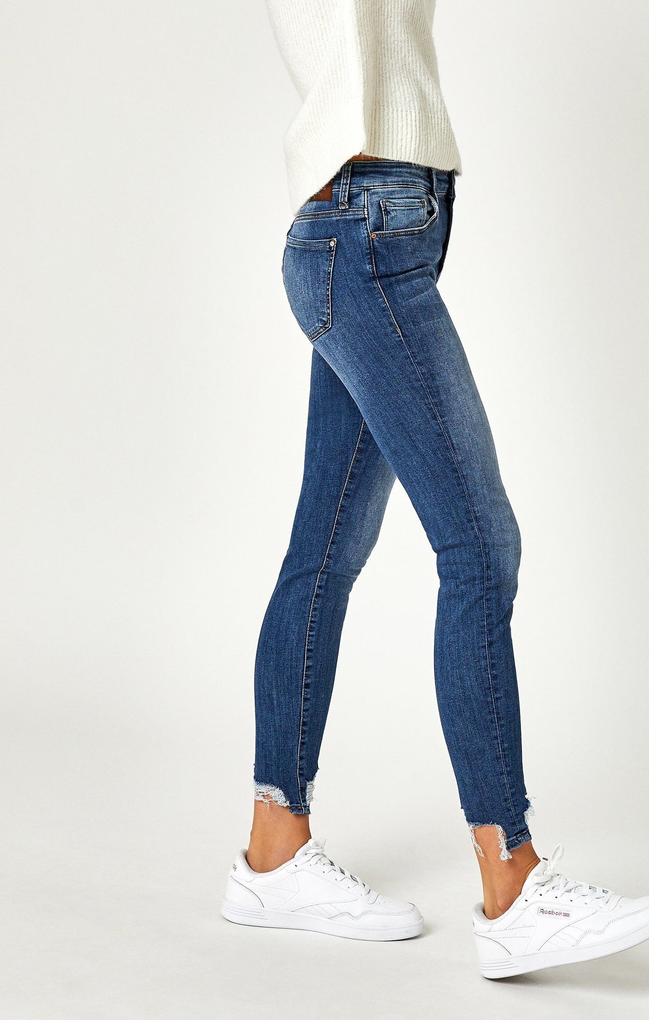 TESS SUPER SKINNY IN SHADED DESTRUCTED VINTAGE - Mavi Jeans