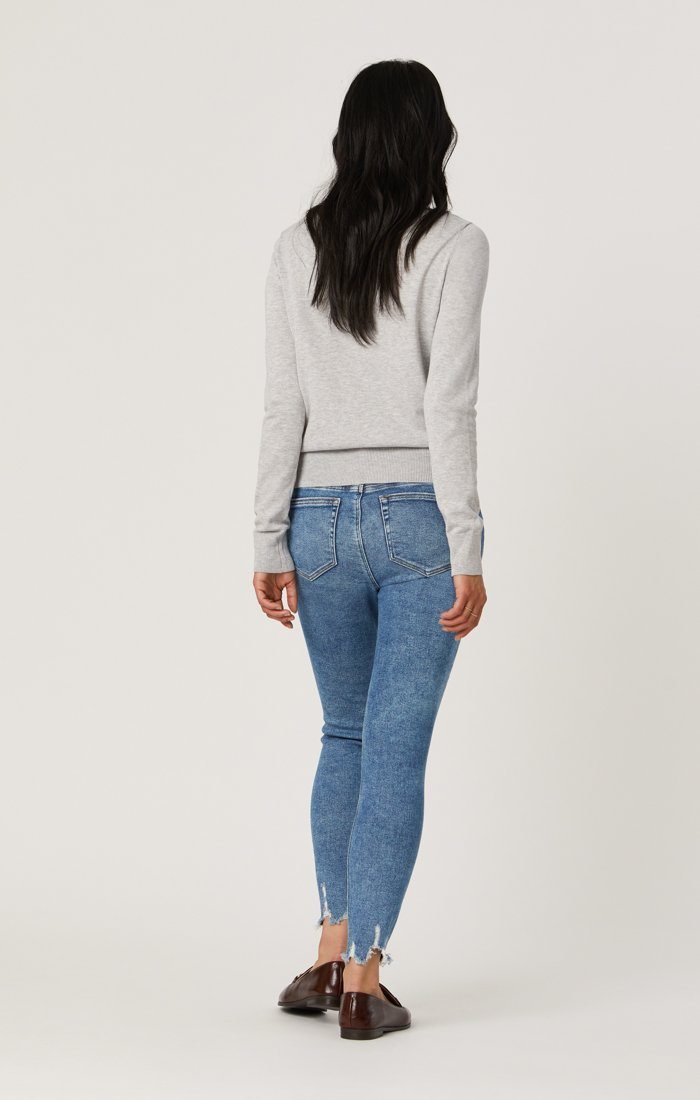 TESS SUPER SKINNY IN LT RIPPED LA VINTAGE - Mavi Jeans