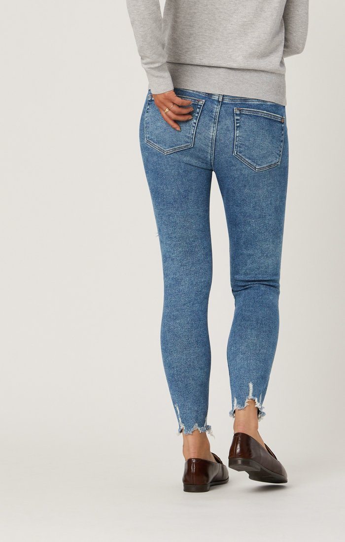 TESS SUPER SKINNY IN LT RIPPED LA VINTAGE - Mavi Jeans