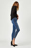 TESS SUPER SKINNY IN DARK EYELET - Mavi Jeans