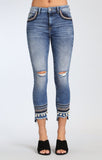 TESS SUPER SKINNY IN DARK DESERT DECO - Mavi Jeans