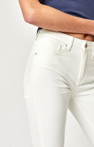 TESS SUPER SKINNY IN WHITE FRINGE VINTAGE - Mavi Jeans