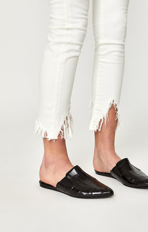 TESS SUPER SKINNY IN WHITE FRINGE VINTAGE - Mavi Jeans