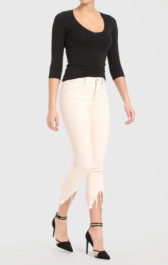 TESS SUPER SKINNY IN HEAVENLY PINK FRINGE - Mavi Jeans