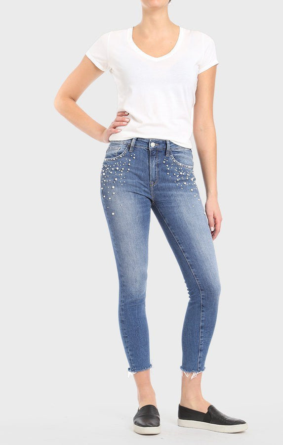 TESS SUPER SKINNY IN INDIGO PEARL STR - Mavi Jeans