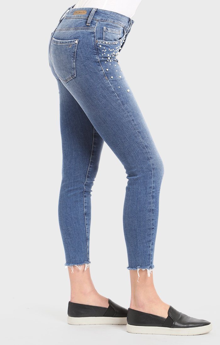 TESS SUPER SKINNY IN INDIGO PEARL STR - Mavi Jeans