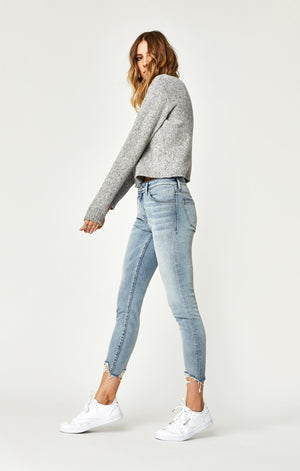 TESS SUPER SKINNY IN LT RIPPED 80'S VINTAGE - Mavi Jeans