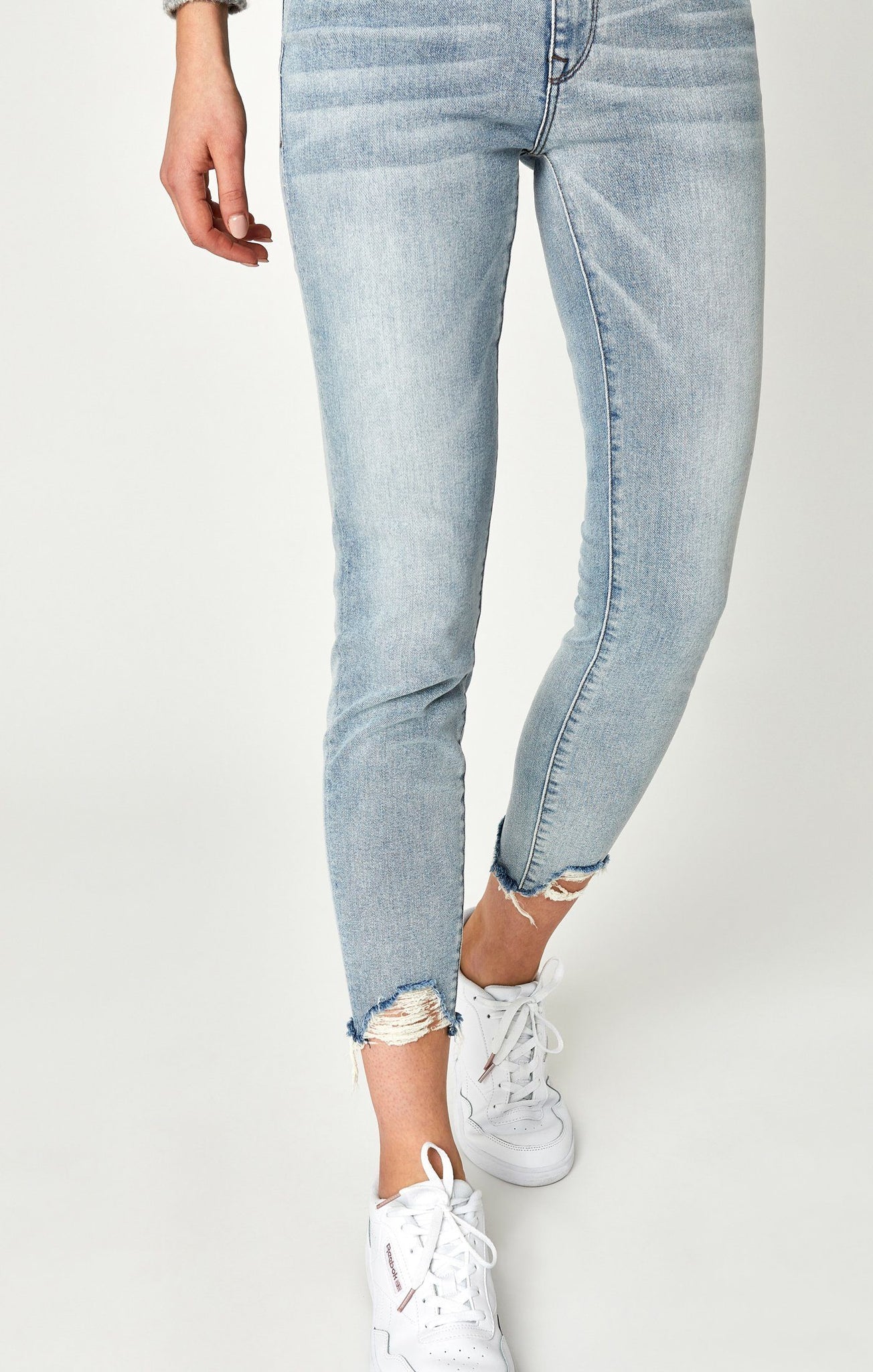 TESS SUPER SKINNY IN LT RIPPED 80'S VINTAGE - Mavi Jeans