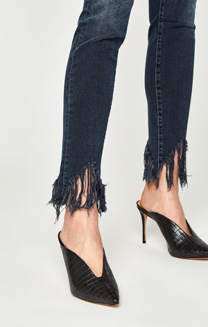 TESS SUPER SKINNY IN INK FRINGE VINTAGE - Mavi Jeans