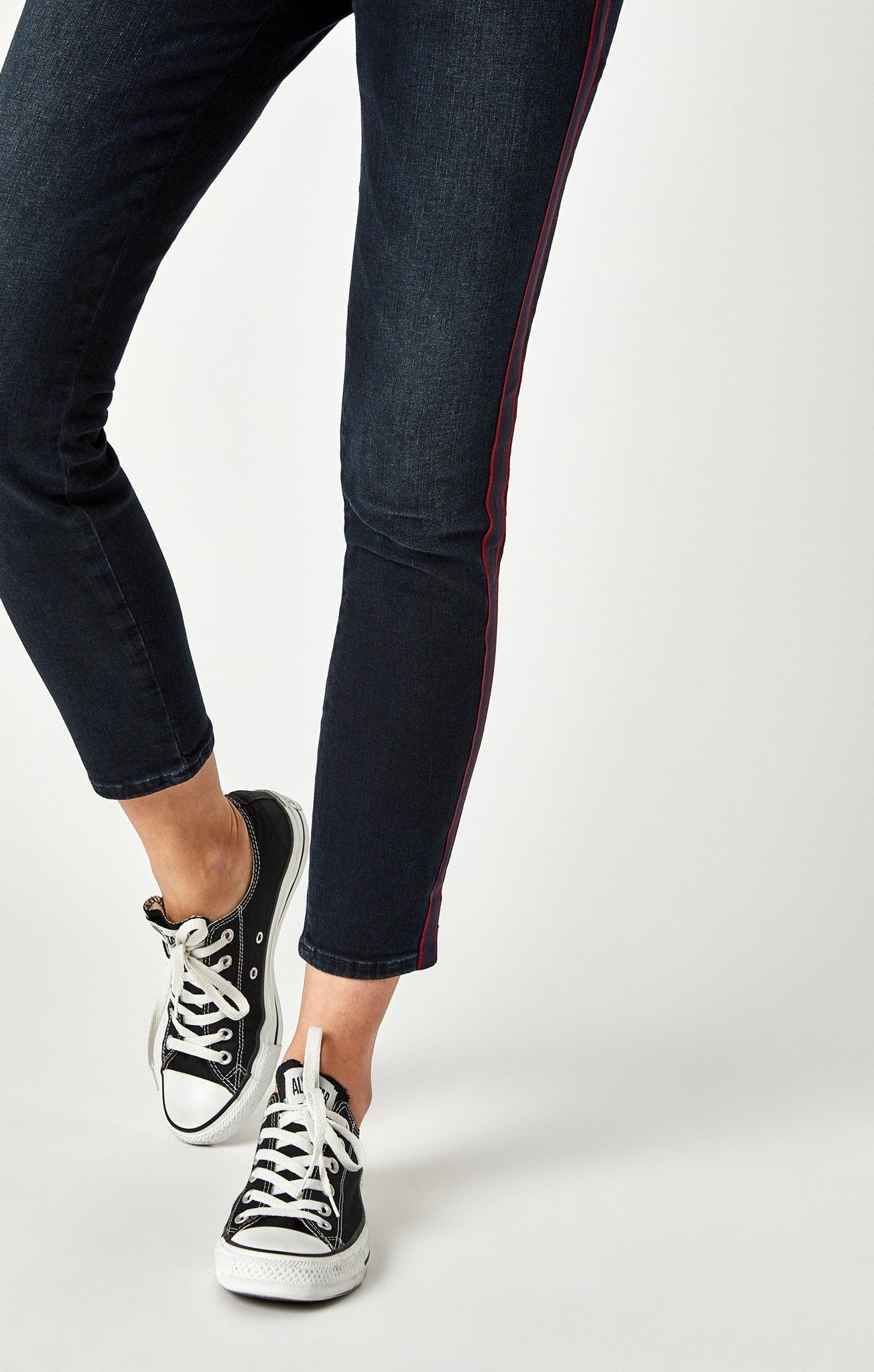 TESS SUPER SKINNY IN INK STRIPE - Mavi Jeans