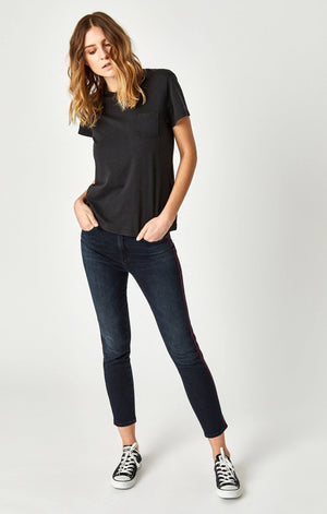 TESS SUPER SKINNY IN INK STRIPE - Mavi Jeans