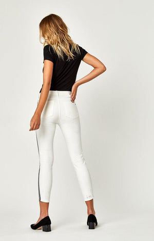 TESS SUPER SKINNY IN WHITE STRIPE - Mavi Jeans