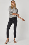 TESS SUPER SKINNY IN DARK SMOKE GOLD LUX MOVE - Mavi Jeans