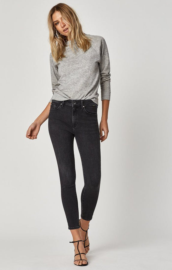 TESS SUPER SKINNY IN DARK SMOKE GOLD LUX MOVE - Mavi Jeans